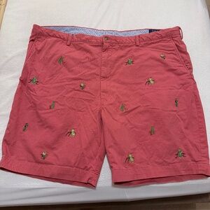 Polo Ralph Lauren Mens Plus Sz 50 Classic-Fit Embroidered Shorts Preppy Resort